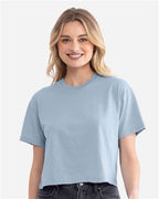 Next Level 1580 - Women's Ideal Crop Top - Stonewash Denim