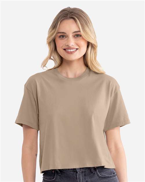 Next Level 1580 - Women's Ideal Crop Top - Tan