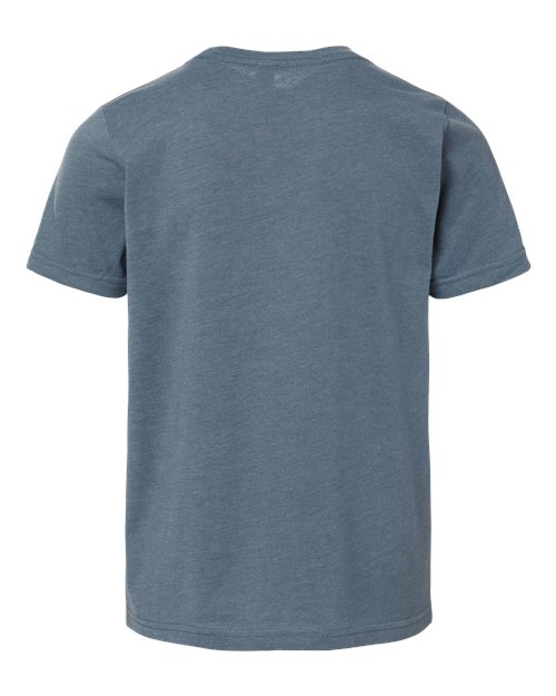 Next Level 3312 - Youth CVC T-Shirt - Heather Slate Blue