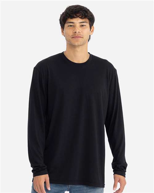 Next Level 6071 - Men's Triblend Long Sleeve T-Shirt - Black