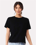 BELLA + CANVAS 6110 - Women's 6 oz. Heavyweight Tee - Black