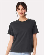 BELLA + CANVAS 6110 - Women's 6 oz. Heavyweight Tee - Dark Grey