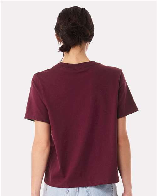 BELLA + CANVAS 6110 - Women's 6 oz. Heavyweight Tee - Maroon