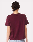 BELLA + CANVAS 6110 - Women's 6 oz. Heavyweight Tee - Maroon