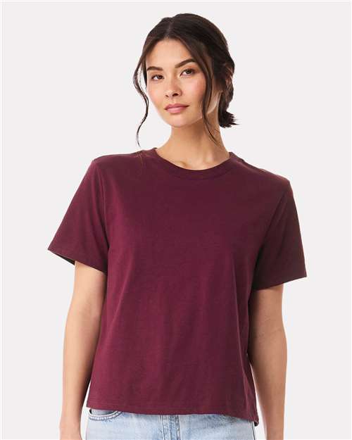BELLA + CANVAS 6110 - Women's 6 oz. Heavyweight Tee - Maroon