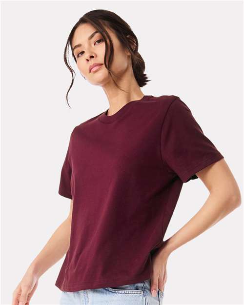 BELLA + CANVAS 6110 - Women's 6 oz. Heavyweight Tee - Maroon