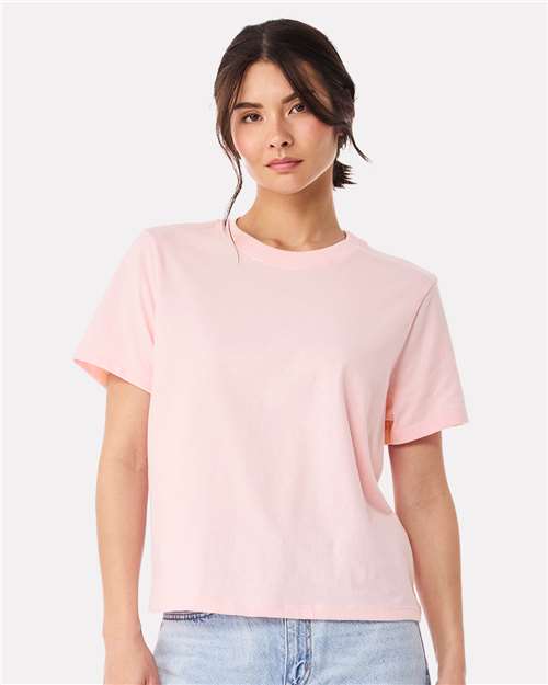 BELLA + CANVAS 6110 - Women's 6 oz. Heavyweight Tee - Soft Pink