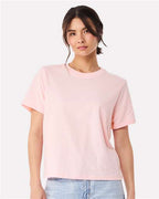 BELLA + CANVAS 6110 - Women's 6 oz. Heavyweight Tee - Soft Pink