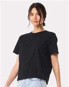 BELLA + CANVAS 6110 - Women's 6 oz. Heavyweight Tee - Vintage Black