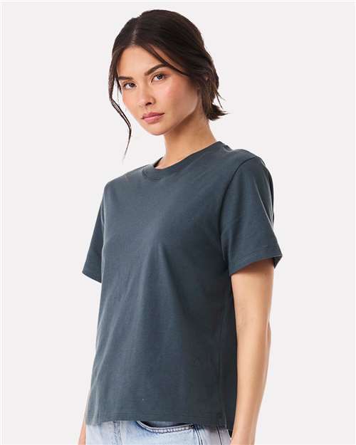 BELLA + CANVAS 6110 - Women's 6 oz. Heavyweight Tee - Vintage Navy