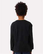 BELLA + CANVAS 3511Y - Youth 6oz. Heavyweight Long Sleeve Tee - Black