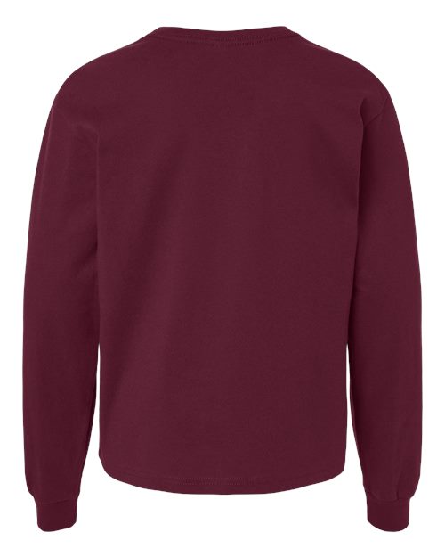 BELLA + CANVAS 3511Y - Youth 6oz. Heavyweight Long Sleeve Tee - Maroon
