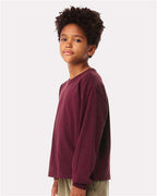 BELLA + CANVAS 3511Y - Youth 6oz. Heavyweight Long Sleeve Tee - Maroon