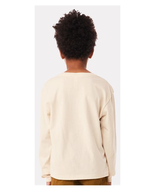BELLA + CANVAS 3511Y - Youth 6oz. Heavyweight Long Sleeve Tee - Natural