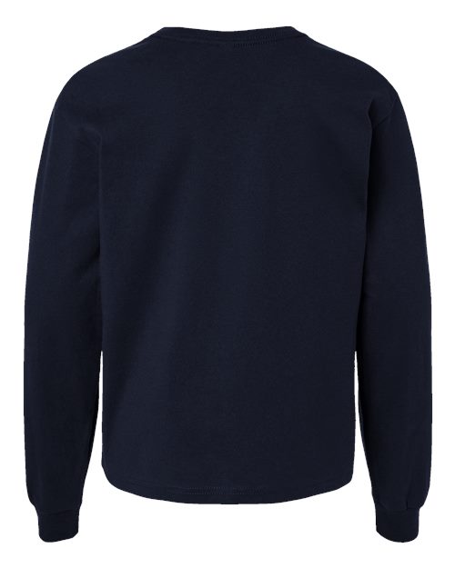 BELLA + CANVAS 3511Y - Youth 6oz. Heavyweight Long Sleeve Tee - Navy