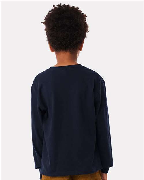 BELLA + CANVAS 3511Y - Youth 6oz. Heavyweight Long Sleeve Tee - Navy