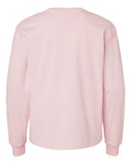 BELLA + CANVAS 3511Y - Youth 6oz. Heavyweight Long Sleeve Tee - Soft Pink