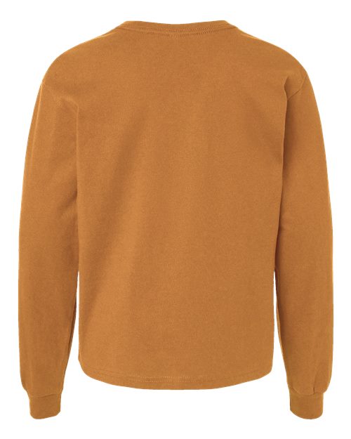 BELLA + CANVAS 3511Y - Youth 6oz. Heavyweight Long Sleeve Tee - Toast