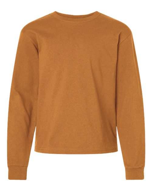 BELLA + CANVAS 3511Y - Youth 6oz. Heavyweight Long Sleeve Tee - Toast