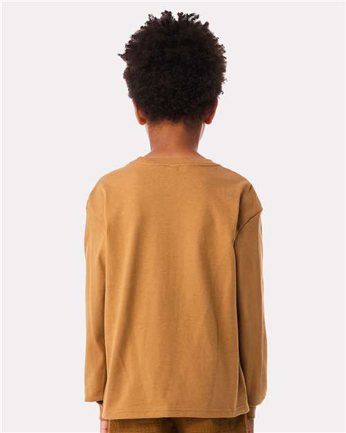 BELLA + CANVAS 3511Y - Youth 6oz. Heavyweight Long Sleeve Tee - Toast