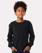 BELLA + CANVAS 3511Y - Youth 6oz. Heavyweight Long Sleeve Tee - Vintage Black