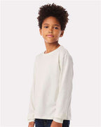 BELLA + CANVAS 3511Y - Youth 6oz. Heavyweight Long Sleeve Tee - Vintage White