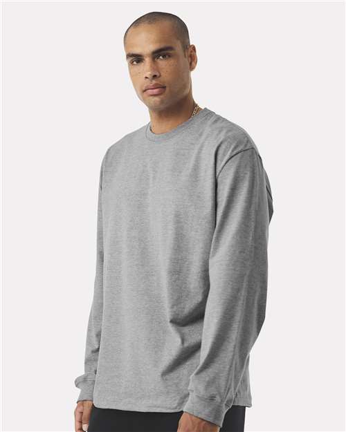 BELLA + CANVAS 4651 - Unisex 7.5 oz Heavyweight Long Sleeve Tee - Athletic Heather