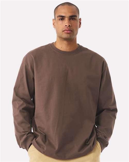BELLA + CANVAS 4651 - Unisex 7.5 oz Heavyweight Long Sleeve Tee - Cocoa