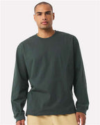 BELLA + CANVAS 4651 - Unisex 7.5 oz Heavyweight Long Sleeve Tee - Hunter Green