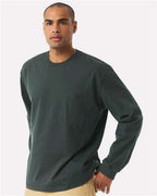 BELLA + CANVAS 4651 - Unisex 7.5 oz Heavyweight Long Sleeve Tee - Hunter Green