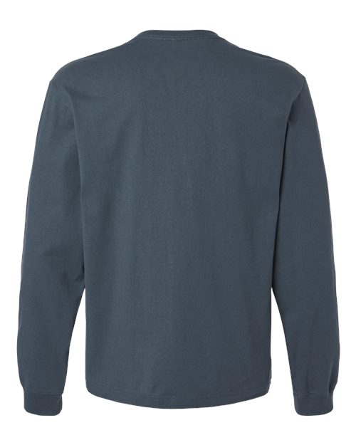BELLA + CANVAS 4651 - Unisex 7.5 oz Heavyweight Long Sleeve Tee - Vintage Navy