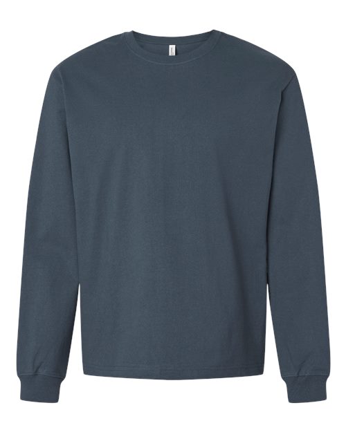 BELLA + CANVAS 4651 - Unisex 7.5 oz Heavyweight Long Sleeve Tee - Vintage Navy