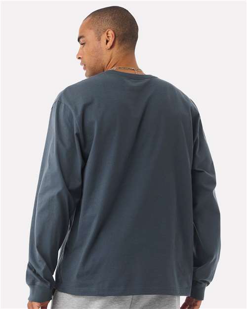 BELLA + CANVAS 4651 - Unisex 7.5 oz Heavyweight Long Sleeve Tee - Vintage Navy