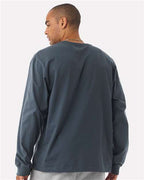 BELLA + CANVAS 4651 - Unisex 7.5 oz Heavyweight Long Sleeve Tee - Vintage Navy