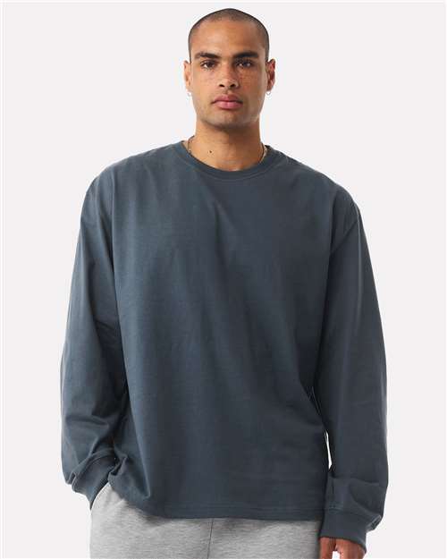 BELLA + CANVAS 4651 - Unisex 7.5 oz Heavyweight Long Sleeve Tee - Vintage Navy