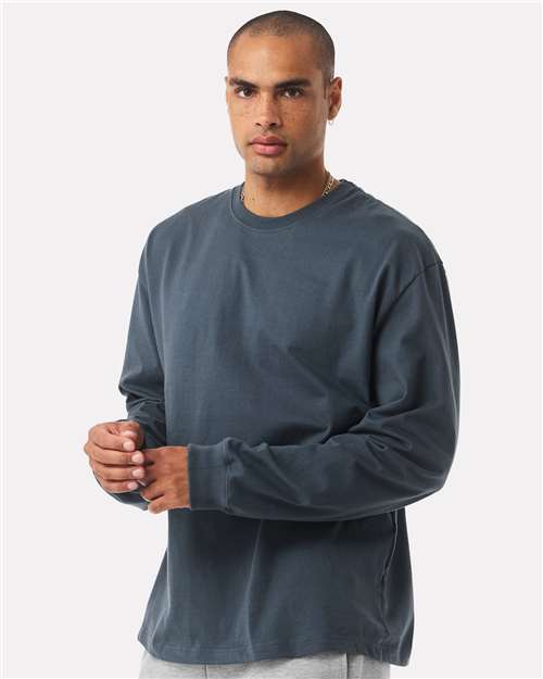 BELLA + CANVAS 4651 - Unisex 7.5 oz Heavyweight Long Sleeve Tee - Vintage Navy