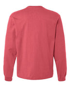 BELLA + CANVAS 4651 - Unisex 7.5 oz Heavyweight Long Sleeve Tee - Vintage Red