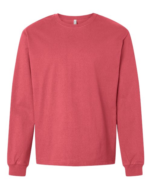 BELLA + CANVAS 4651 - Unisex 7.5 oz Heavyweight Long Sleeve Tee - Vintage Red