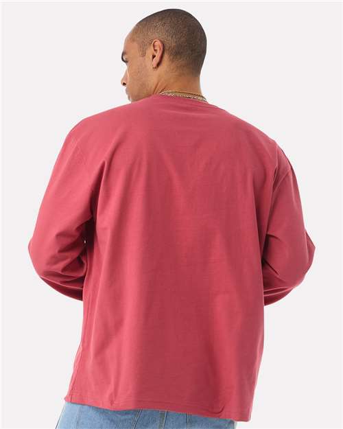 BELLA + CANVAS 4651 - Unisex 7.5 oz Heavyweight Long Sleeve Tee - Vintage Red