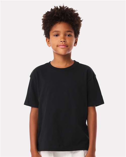 BELLA + CANVAS 3010Y - Youth 6 oz. Heavyweight Tee - Black