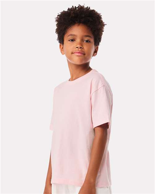 BELLA + CANVAS 3010Y - Youth 6 oz. Heavyweight Tee - Soft Pink