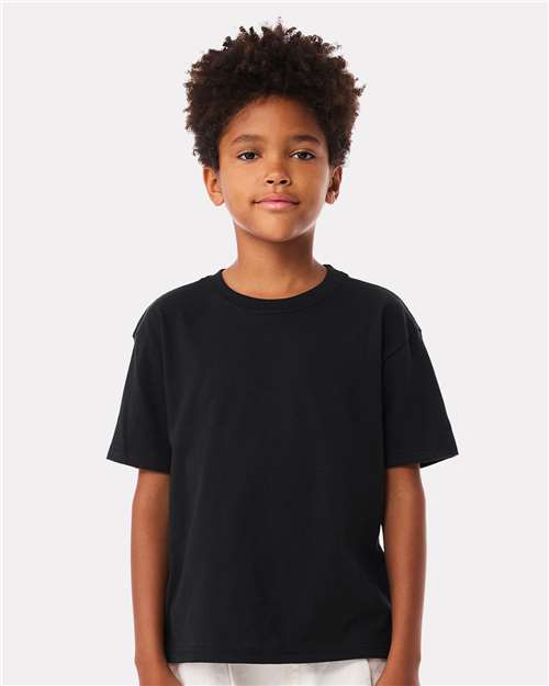 BELLA + CANVAS 3010Y - Youth 6 oz. Heavyweight Tee - Vintage Black