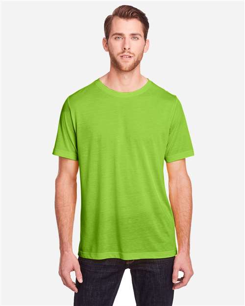 CORE365 CE111 - Unisex Fusion ChromaSoftTM Performance T-Shirt - Acid Green