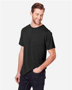 CORE365 CE111 - Unisex Fusion ChromaSoftTM Performance T-Shirt - Black
