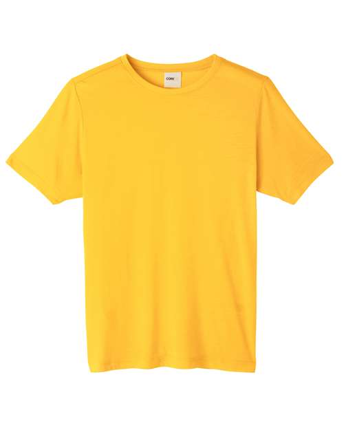 CORE365 CE111 - Unisex Fusion ChromaSoftTM Performance T-Shirt - Campus Gold