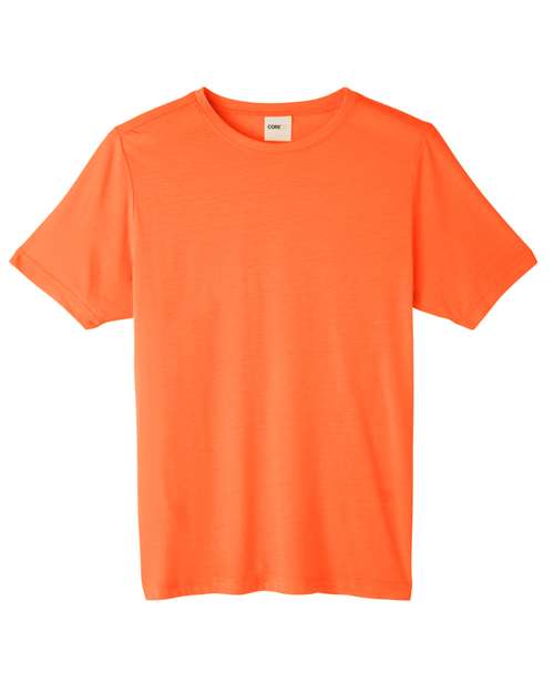 CORE365 CE111 - Unisex Fusion ChromaSoftTM Performance T-Shirt - Campus Orange