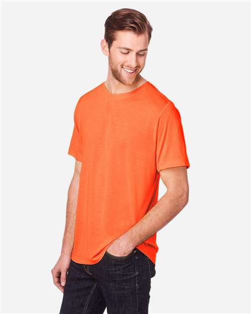 CORE365 CE111 - Unisex Fusion ChromaSoftTM Performance T-Shirt - Campus Orange