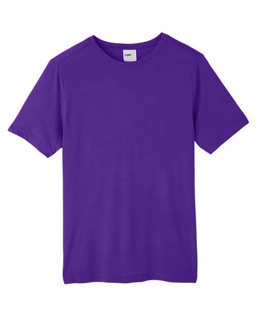 CORE365 CE111 - Unisex Fusion ChromaSoftTM Performance T-Shirt - Campus Purple