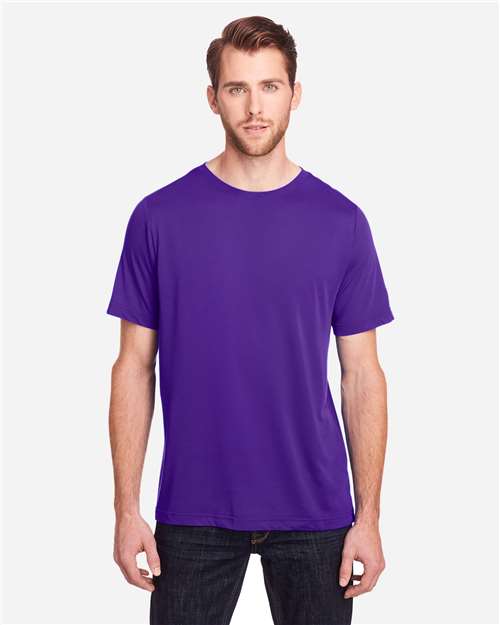 CORE365 CE111 - Unisex Fusion ChromaSoftTM Performance T-Shirt - Campus Purple