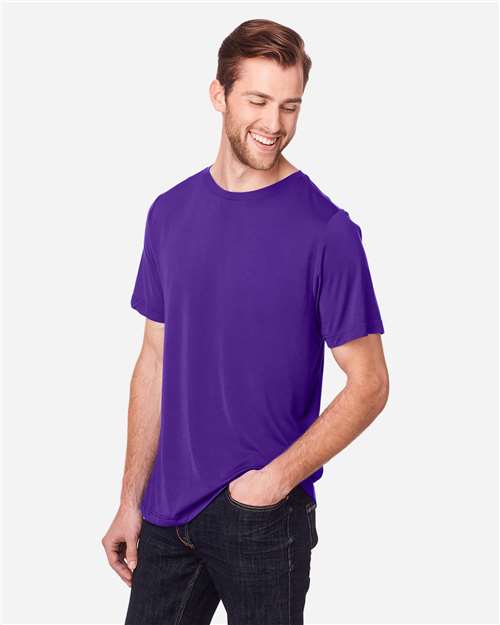 CORE365 CE111 - Unisex Fusion ChromaSoftTM Performance T-Shirt - Campus Purple